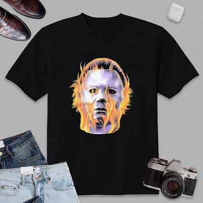 Rock Rebel Halloween II Michael Myers Flames T-Shirt