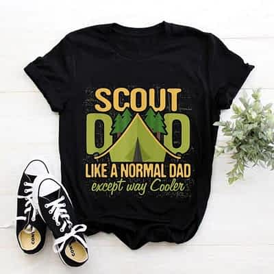 Scout Dad T Shirt Cub Leader Boy Camping Scouting Troop Gift T-Shirt