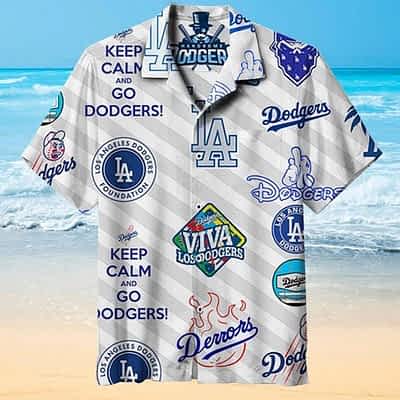 Los Angeles Dodgers Hawaiian Short Sleeve Shirt