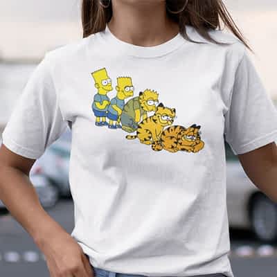 Bart Simpson Bart To Garfield Animorph ShirtGarfield Cat Shirt