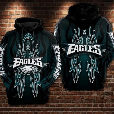 Philadelphia Eagles Nfl Football Punisher Hoodie 3D