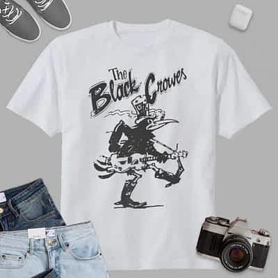 Official Black Crowes Guitar Premium T-Shirt