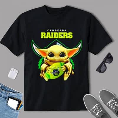 Baby Yoda Canberra Raiders Shirt