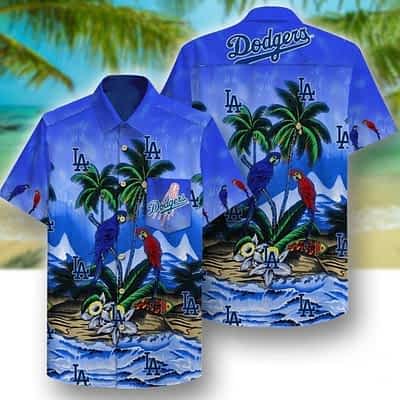 Los Angeles Dodgers Beach Pattern Hawaiian Shirt