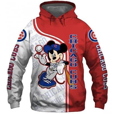 Mickey Chicago Cubs 3d Hoodie Style