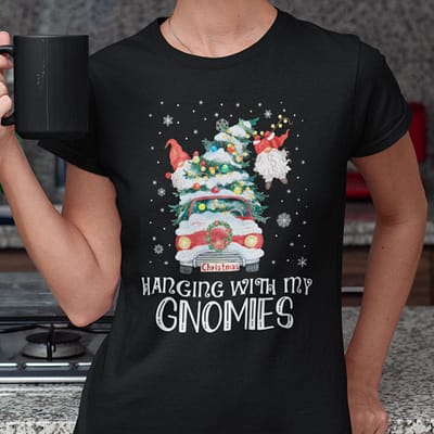 Christmas Camping Shirts Hanging With My Gnomies