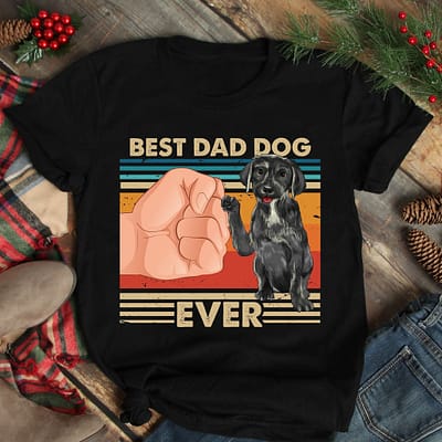 Vintage Best Dad Ever Shirt Best Mastador Dog Dad Ever