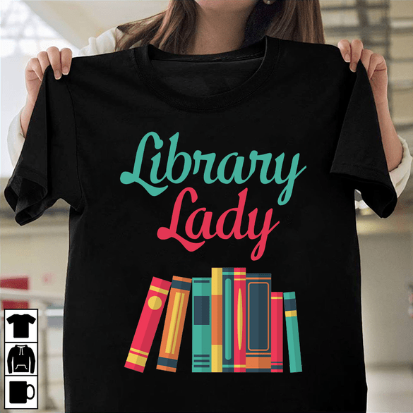 librarian shirt librarian lady