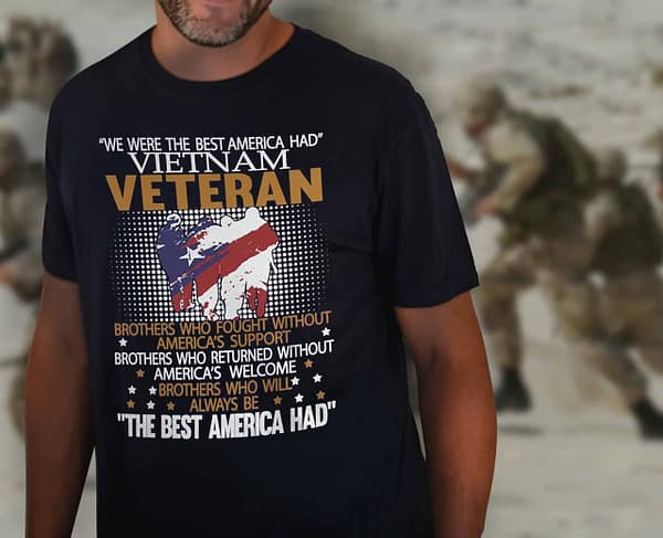 vietnam veteran shirt the best american had