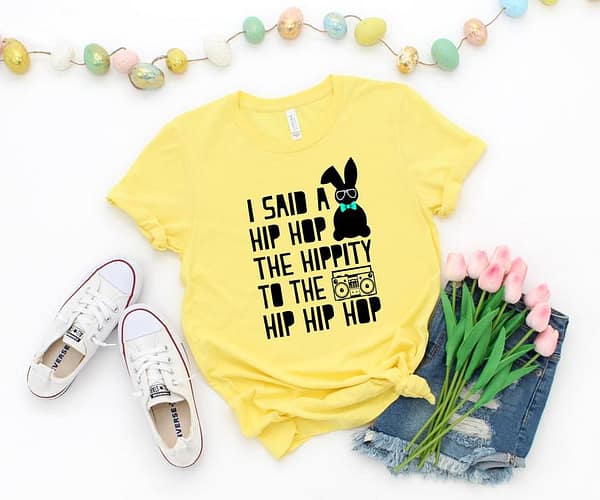 easter bunny i said a hip hop the hippie shirt 1