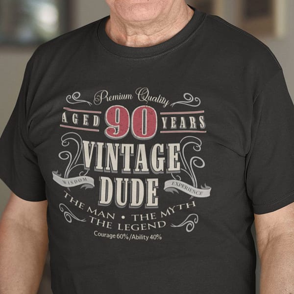 90th birthday shirt the men the myth the legend