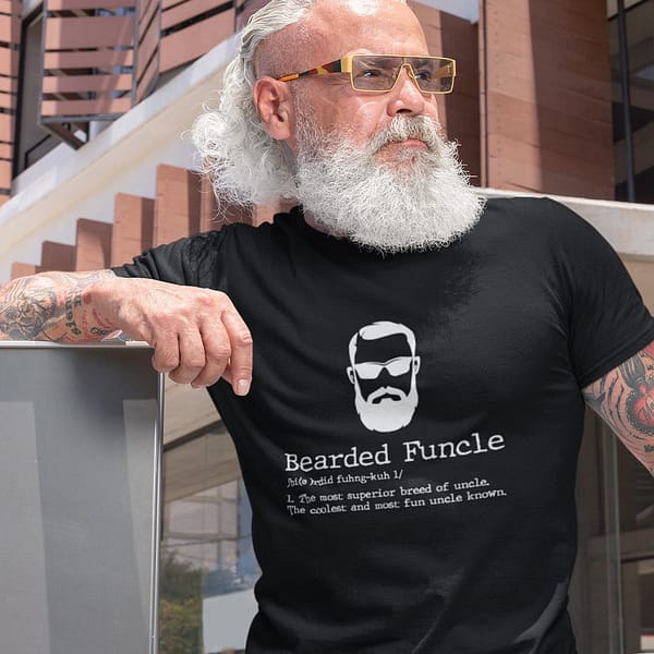 funcle shirt funny bearded funcle