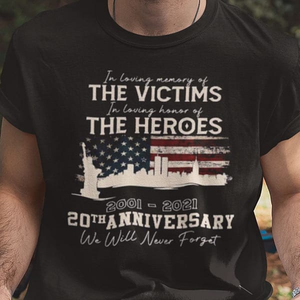 in loving memory of the victims 20th anniversary shirt