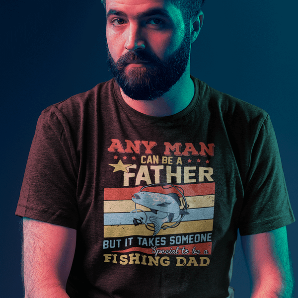 it takes someone special to be a fishing dad shirt