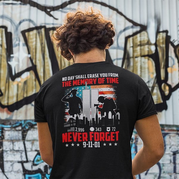 no day shall erase you from memory of time never forget shirt