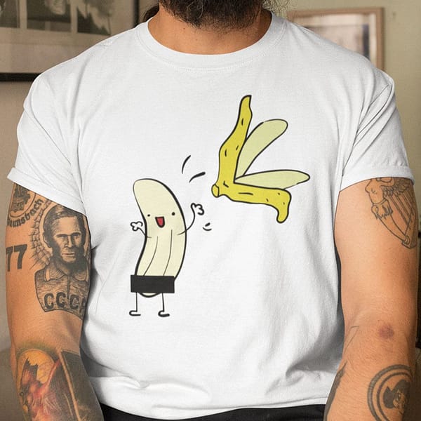 obscene lover shirt naked banana 2