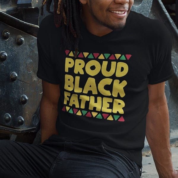 proud black father shirt