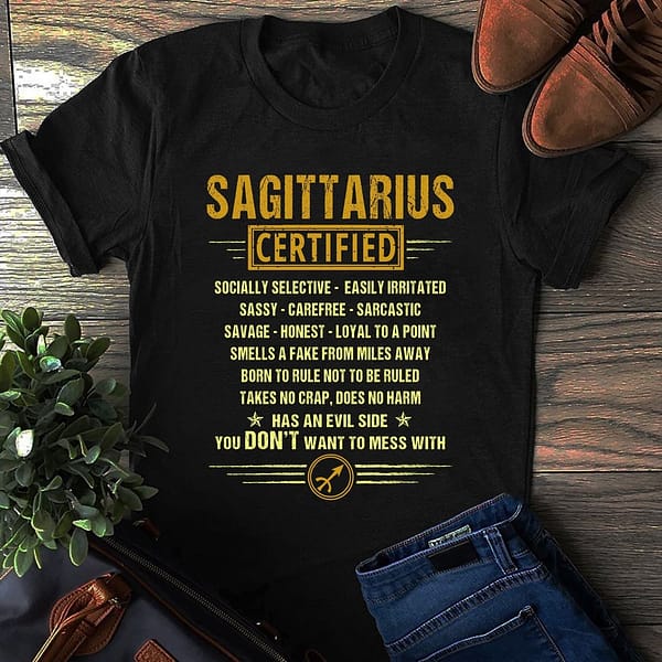 sagittarius certified shirt