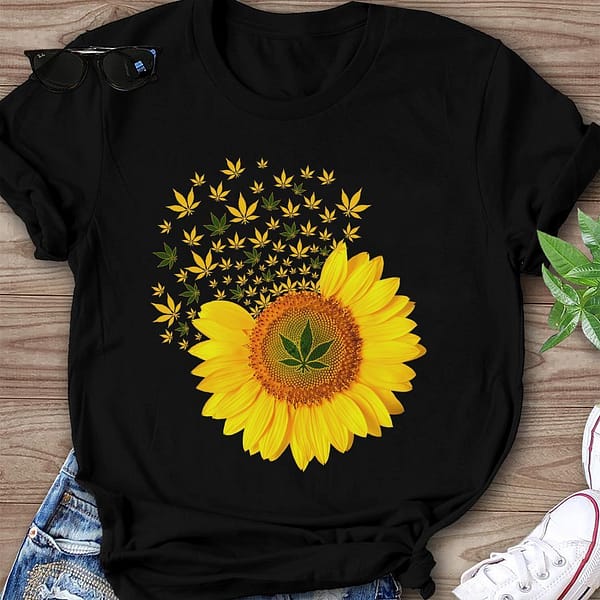 sunflower weed shirt