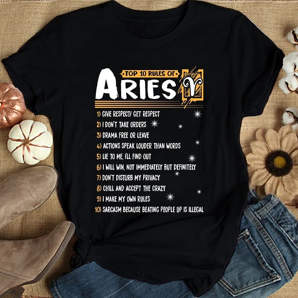 top 10 rules of aries shirt