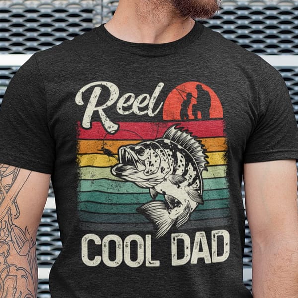 vintage reel cool dad shirt 1