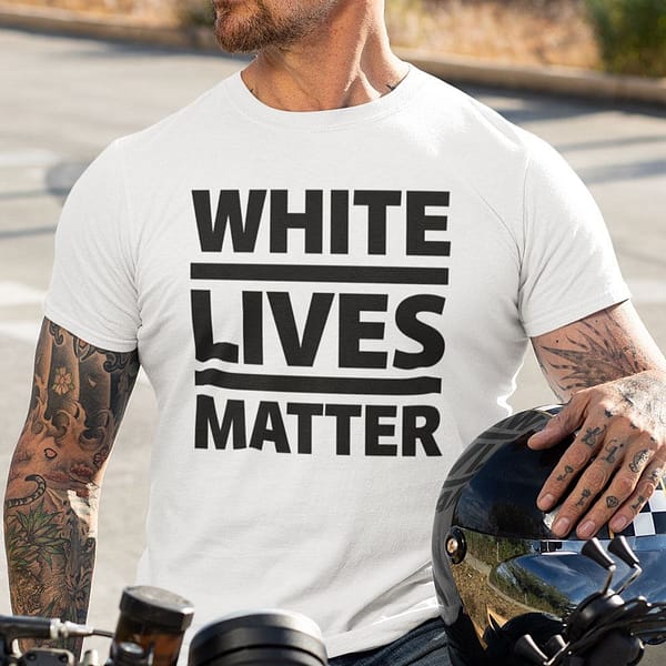 white lives matter shirt for mens