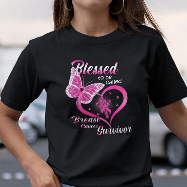 blessed to be called breast cancer survivor shirt