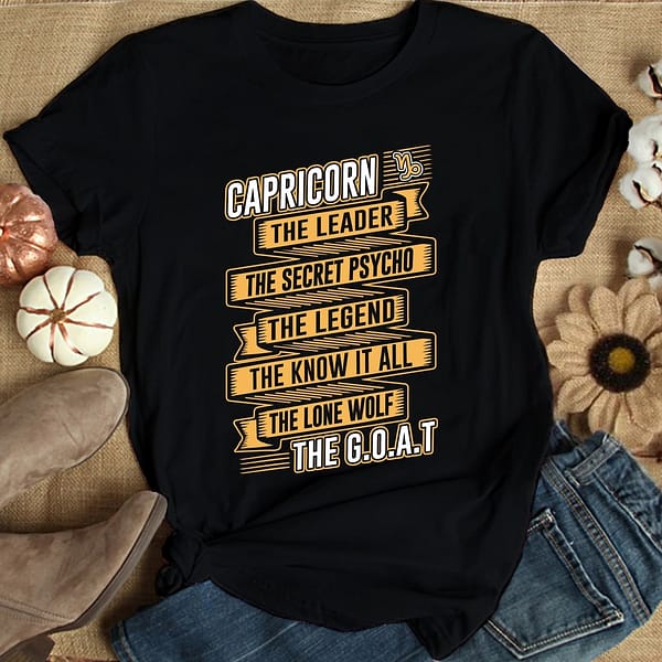 capricon the leader the secret psycho shirt