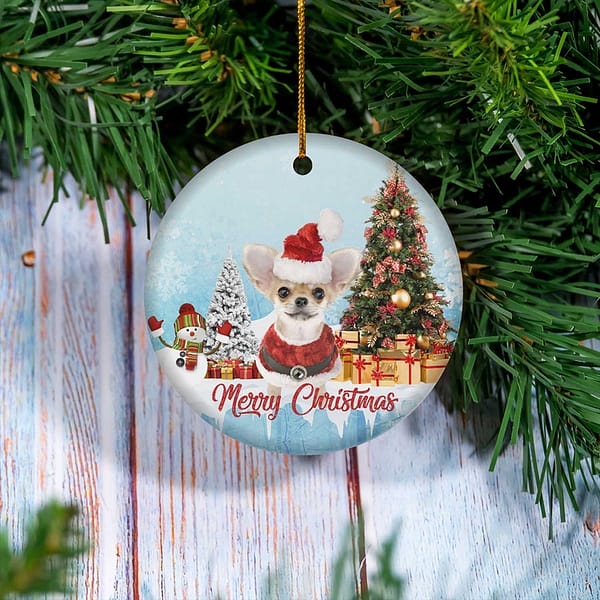 chihuahua christmas ornament chihuahua dog lover
