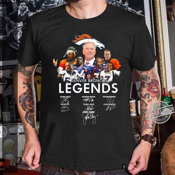 Denver Broncos Legend Signatures Shirt