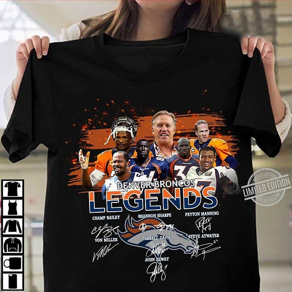 Denver Broncos Legends Anf Signatures Shirt 1