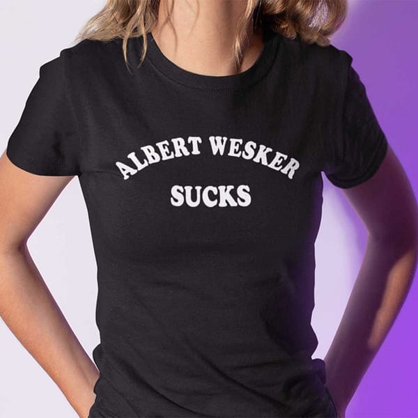 albert wesker sucks t shirt