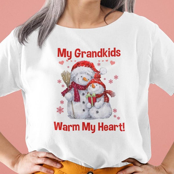 my grandkids warm my heart shirt