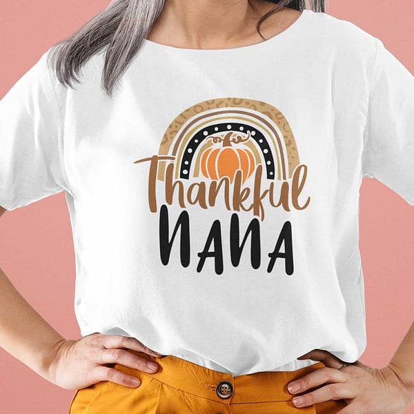thankful nana shirt pumpkin thanksgiving day
