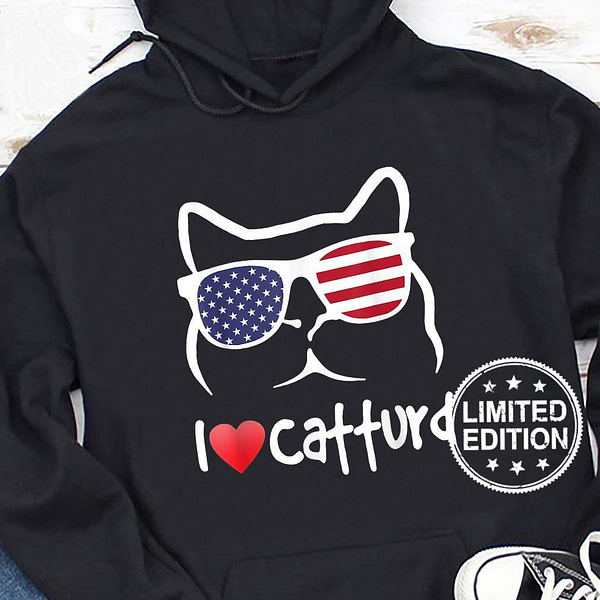Cat I Love Catturd Shirt hoodie