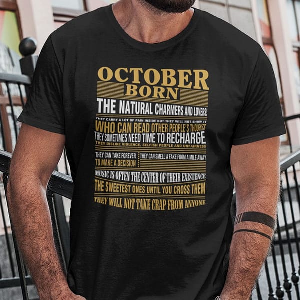 october born facts shirt the natural charmers and lovers