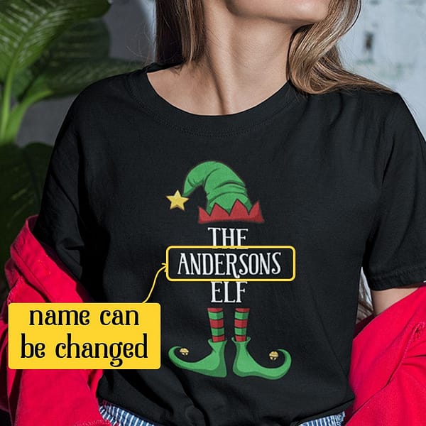 personalized elf shirt xmas gift family group elf christmas