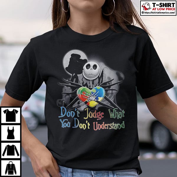dont judge what you dont understand autism awareness shirt