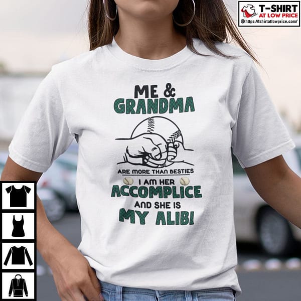 me and grandma are more than besties shirt