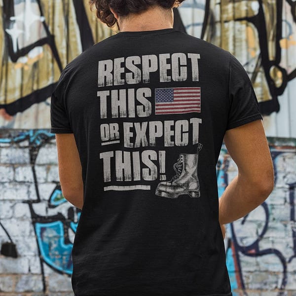 respect this or expect this shirt