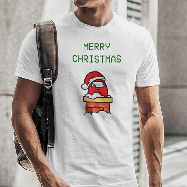 among us shirt merry christmas