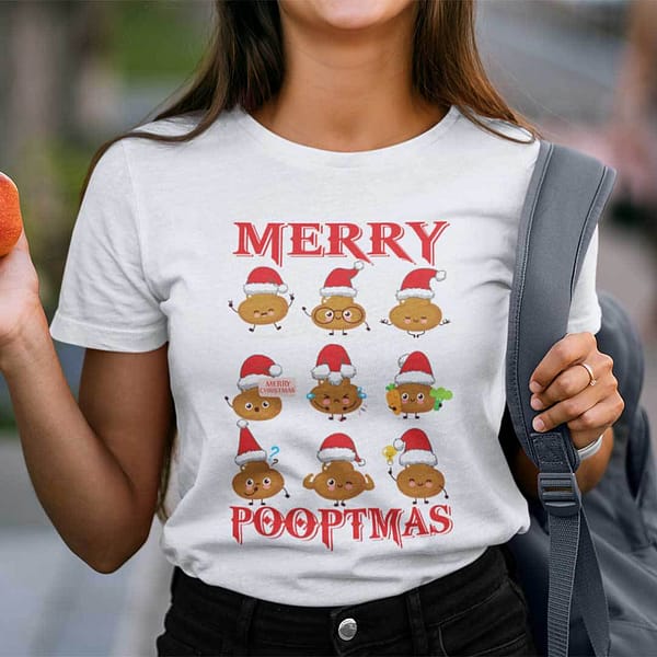 Christmas Poop Emoji Shirt Merry Poopmas