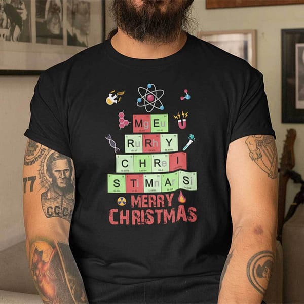 Periodic Table Christmas Tree T Shirt