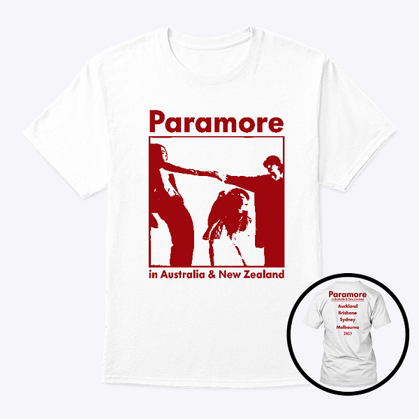 Paramore-In-Australia-And-New-Zealand-Shirt-Auckland-Brisbane-Sydney-Melbourne-2023-Tee