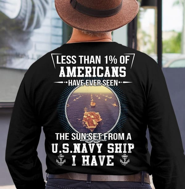 navy veteran shirt less than 1 americans have seen