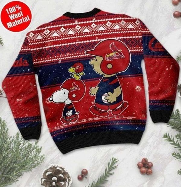 snoopy2band2bcharlie2bbrown2bst2blouis2bcardinals2bugly2bchristmas2bsweater classic2bt shirt sweetdreamfly2bc490en bnmug 1