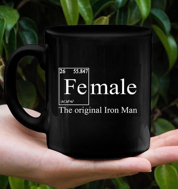 female the original iron man mug 1