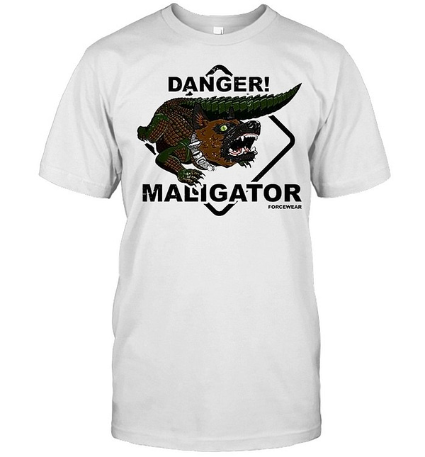 danger maligator forcewear classic mens t shirt
