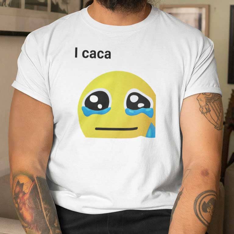 I Caca Shirt Emoji Crying