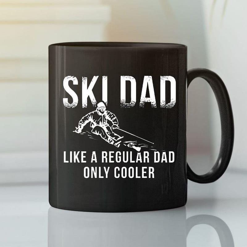 ski dad like a regular dad only cooler mug